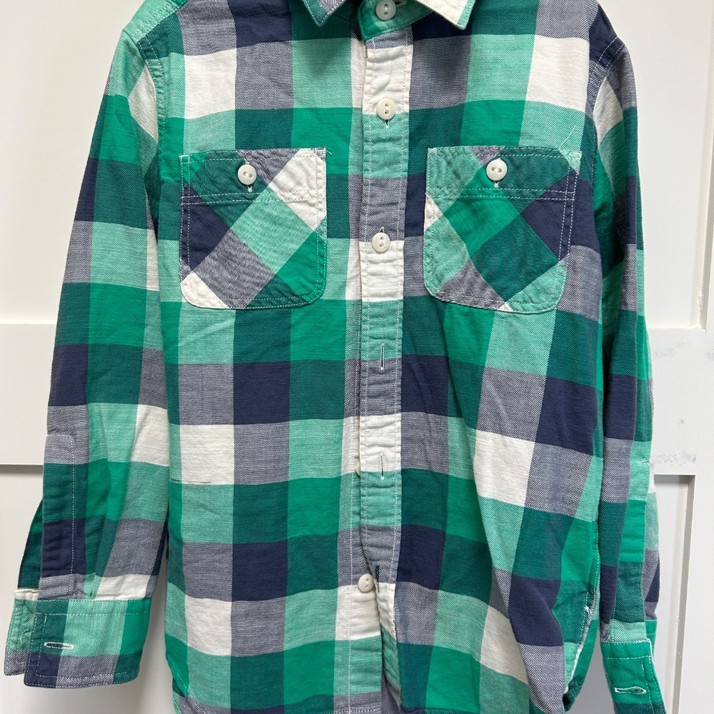 J Crew Crewcuts boys flannel shirt